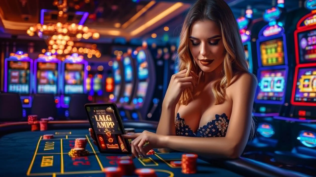 Antarmuka aplikasi seluler sayap togel menampilkan permainan slot dan kasino live